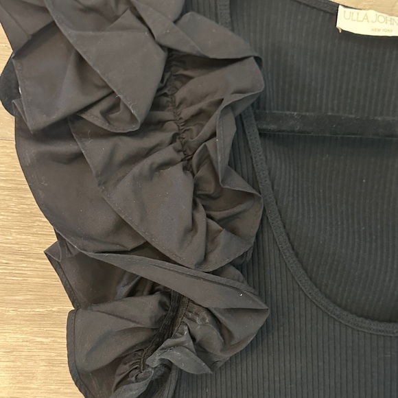 Ulla Johnson Black Ruffle Kids Dress - Picture 4 of 4